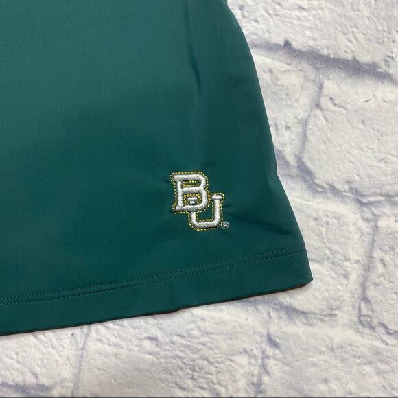 NEW NUYU Baylor University Yoga Tank in Green - Picture 3 of 7